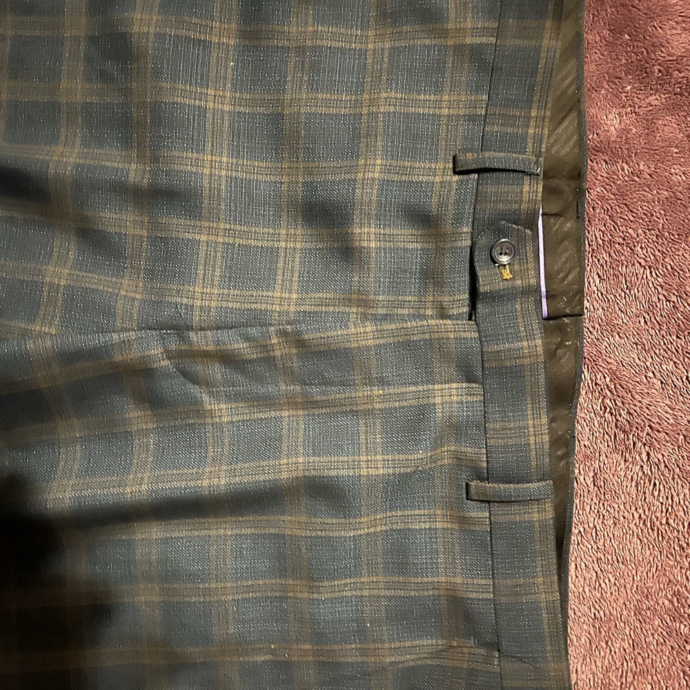 Men's Plaid Dress Pants